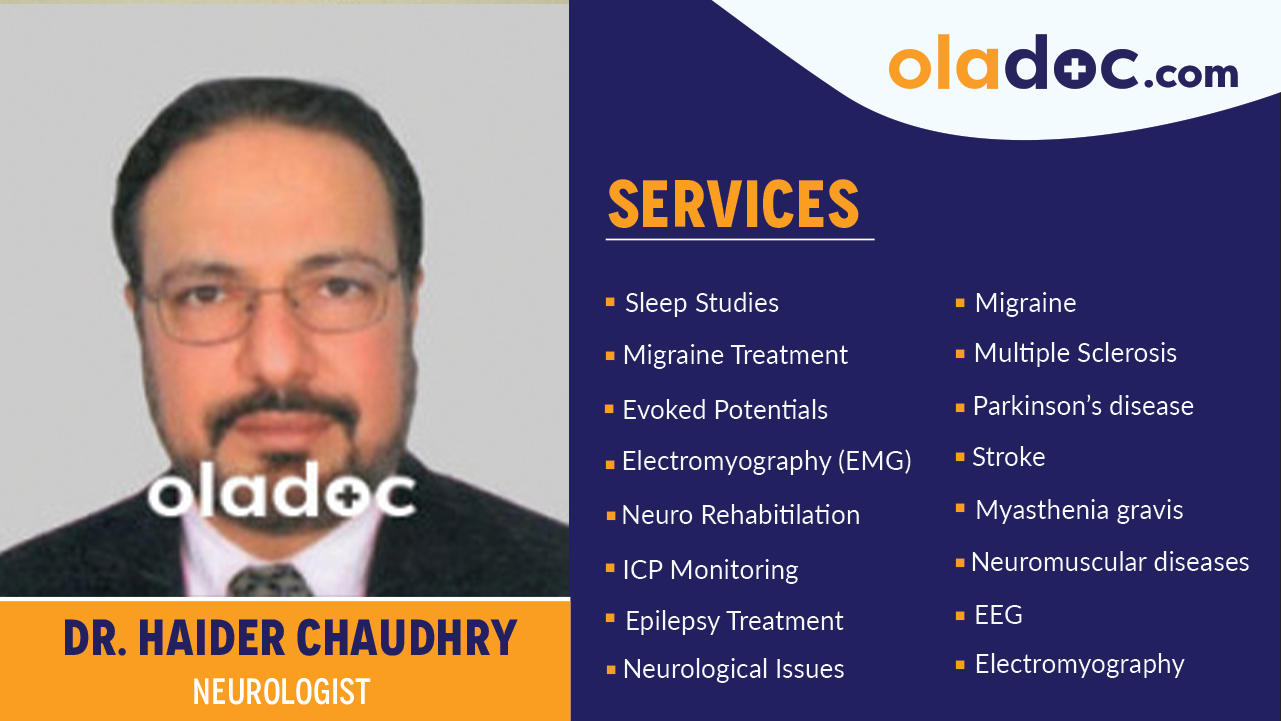 Services  provided by  Dr. Haider Chaudhry